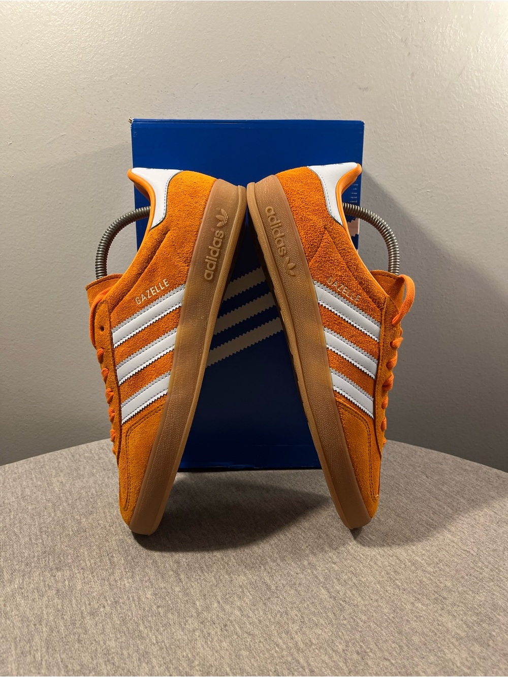 Adidas Gazelle Indoor Unity Orange Crystal Sky Supplier Colour Men Size 9 IH9640 - Picture 7 of 12
